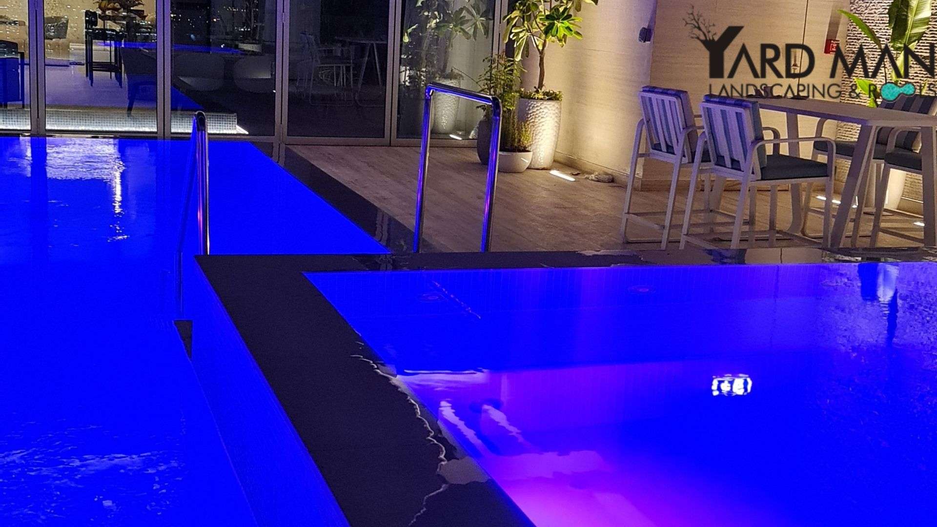 New Swimming Pool Retiling Commissioning Blue Water Island Elegant Pool Design and Build - Blue Water Island Dubai